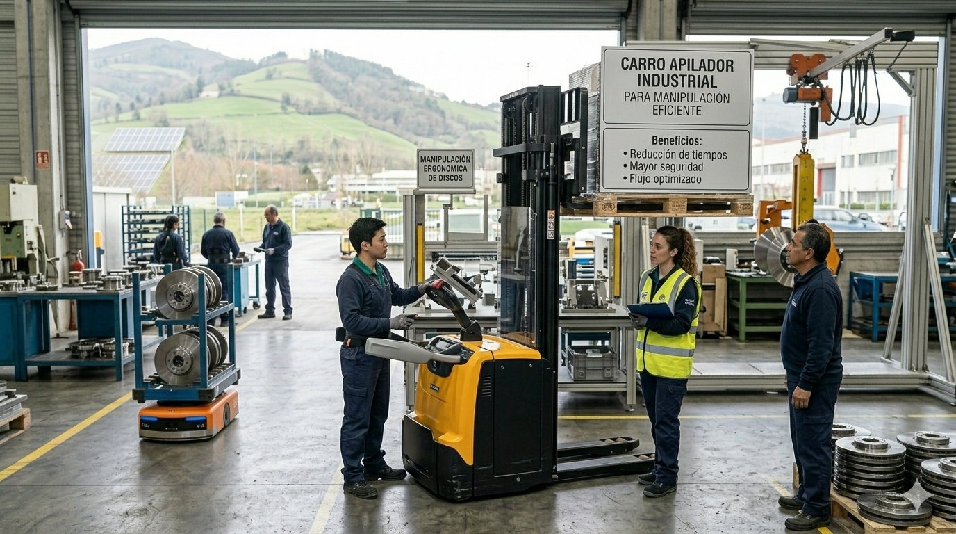 Carro apilador industrial